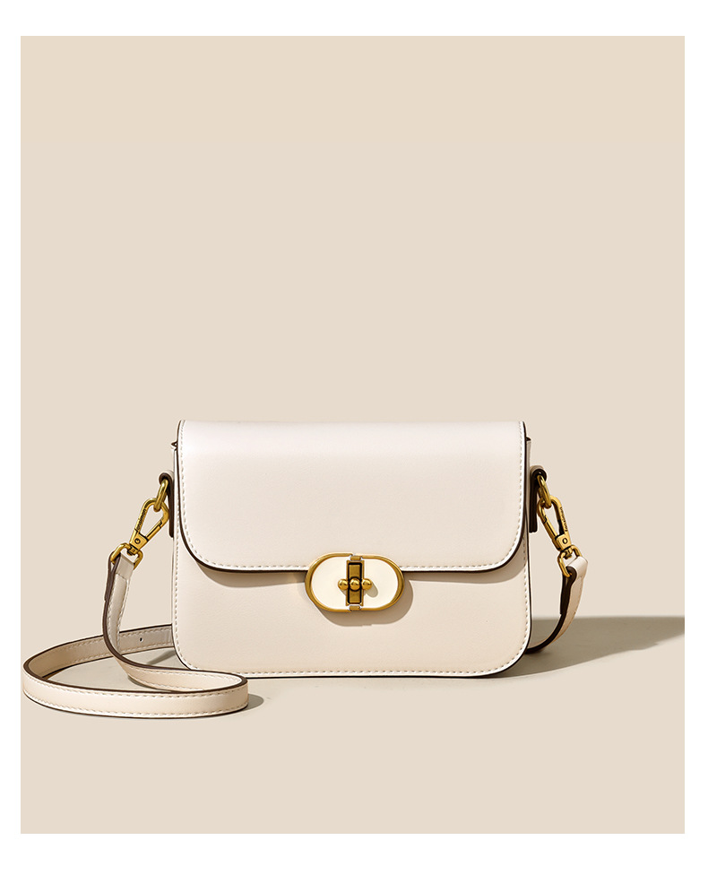 Crossbody Bag Classic Womens Small Square Leather shoulder bag
